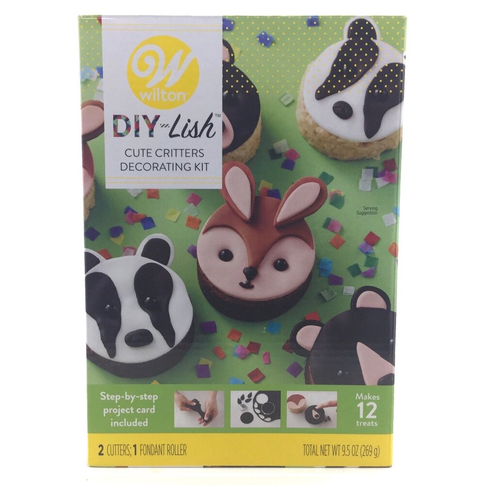 New Wilton DIY Lish Cute Critters Decorating Kit 1584-441
